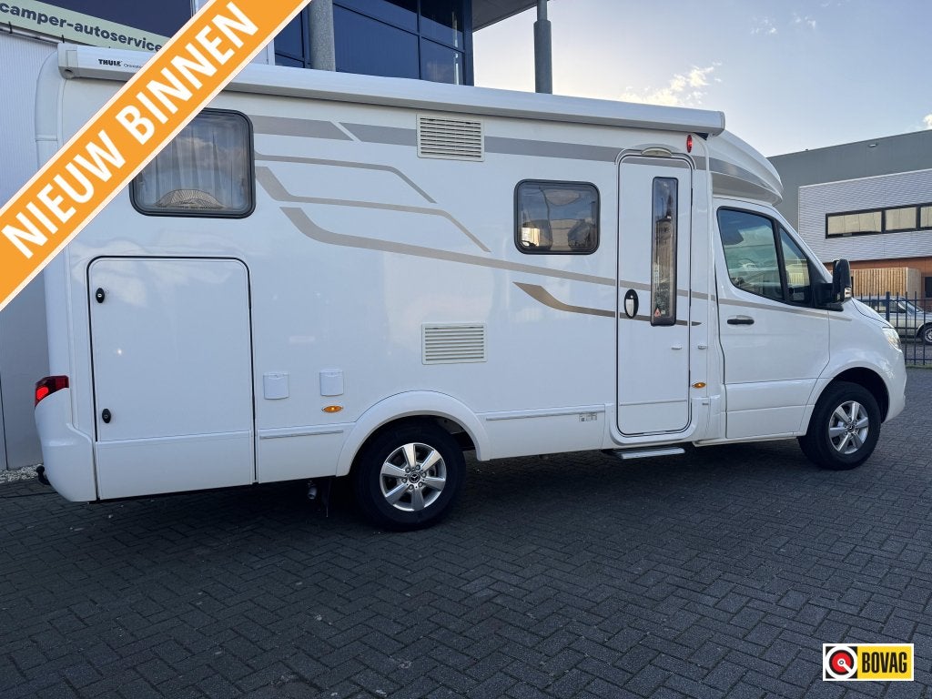 Prachtige compacte Hymer ML-T 570 Lengtebedden Mercedes, Automaat, Chemisch toilet, Verwarmde buitenspiegels, Raamblindering