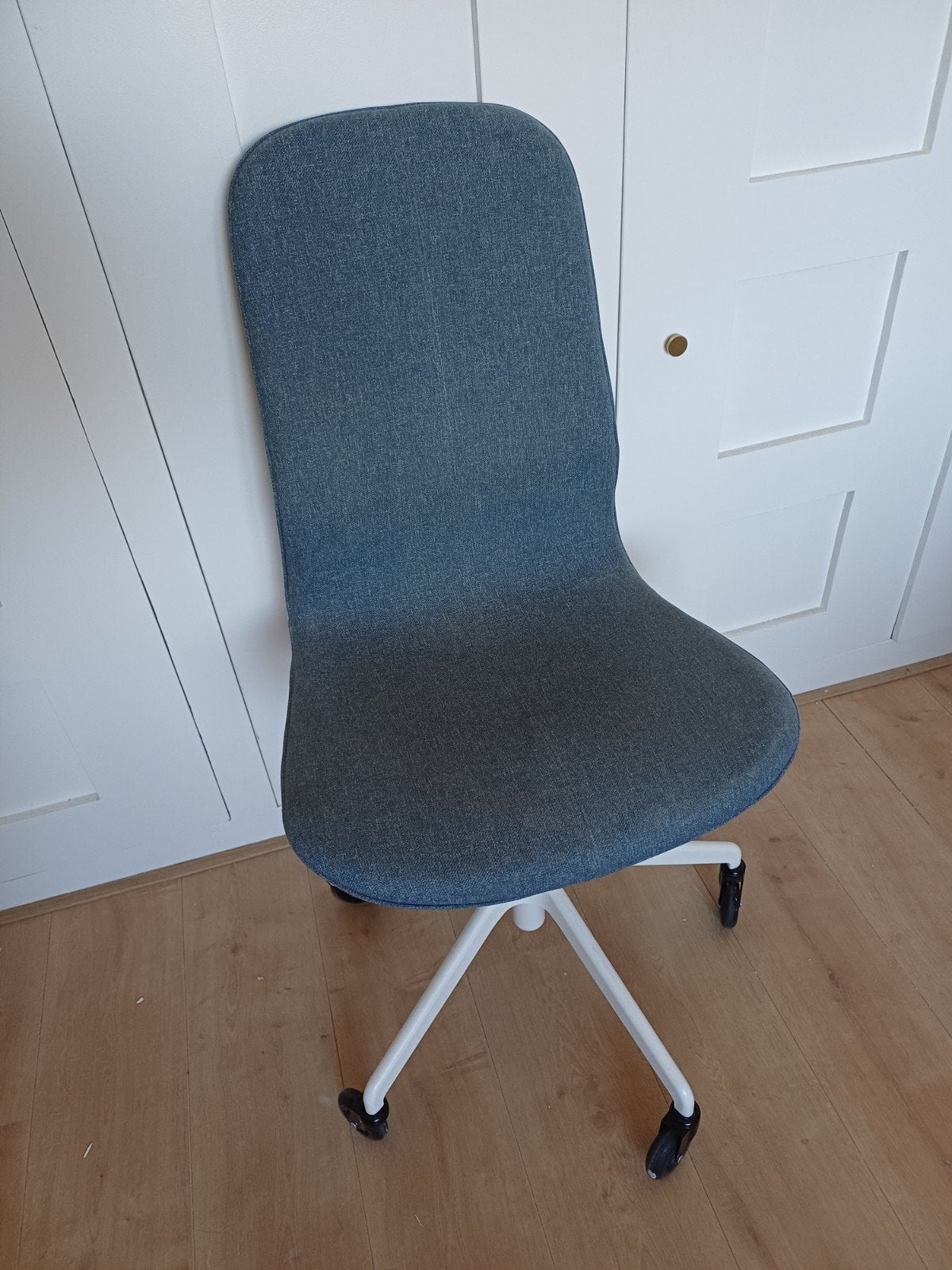 IKEA Langfjall Gunnared bureaustoel blauw - z.g.a.n., Ophalen, Blauw, Zo goed als nieuw, Bureaustoel