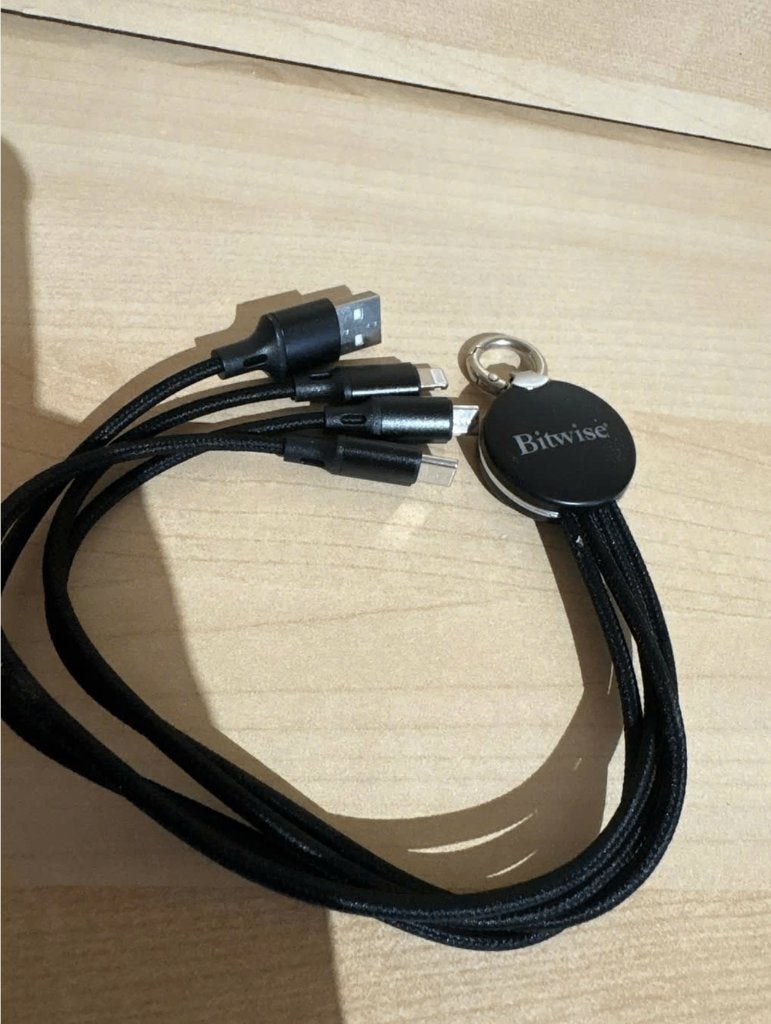 Bitwise 3-in-1 oplaadkabel USB-C Lightning Micro-USB, Telecommunicatie, Lightning, Nieuw, Ophalen of Verzenden, Overige typen