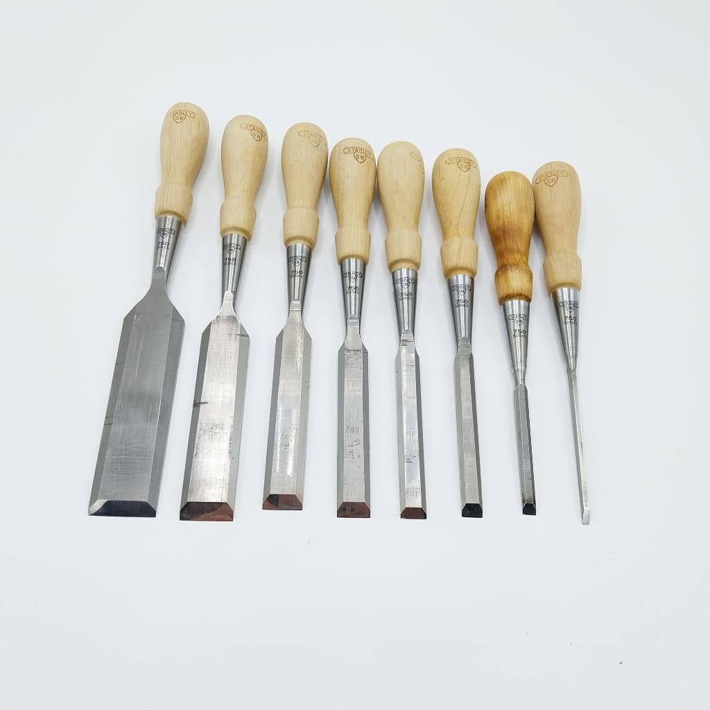 Set Stanley Sweetheart Beitels (58005-70), Antiek en Kunst, Antiek | Gereedschap en Instrumenten, Ophalen of Verzenden