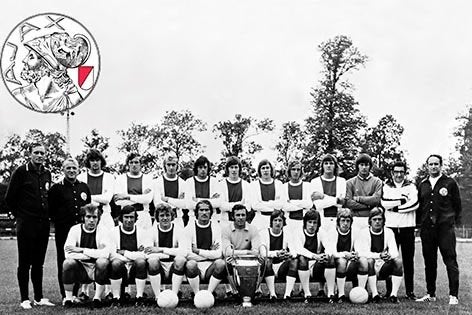 Org kleurenfoto 20x30 cm van de Ajax selectie in 1972, Verzenden, Nieuw, Ajax, Poster, Plaatje of Sticker