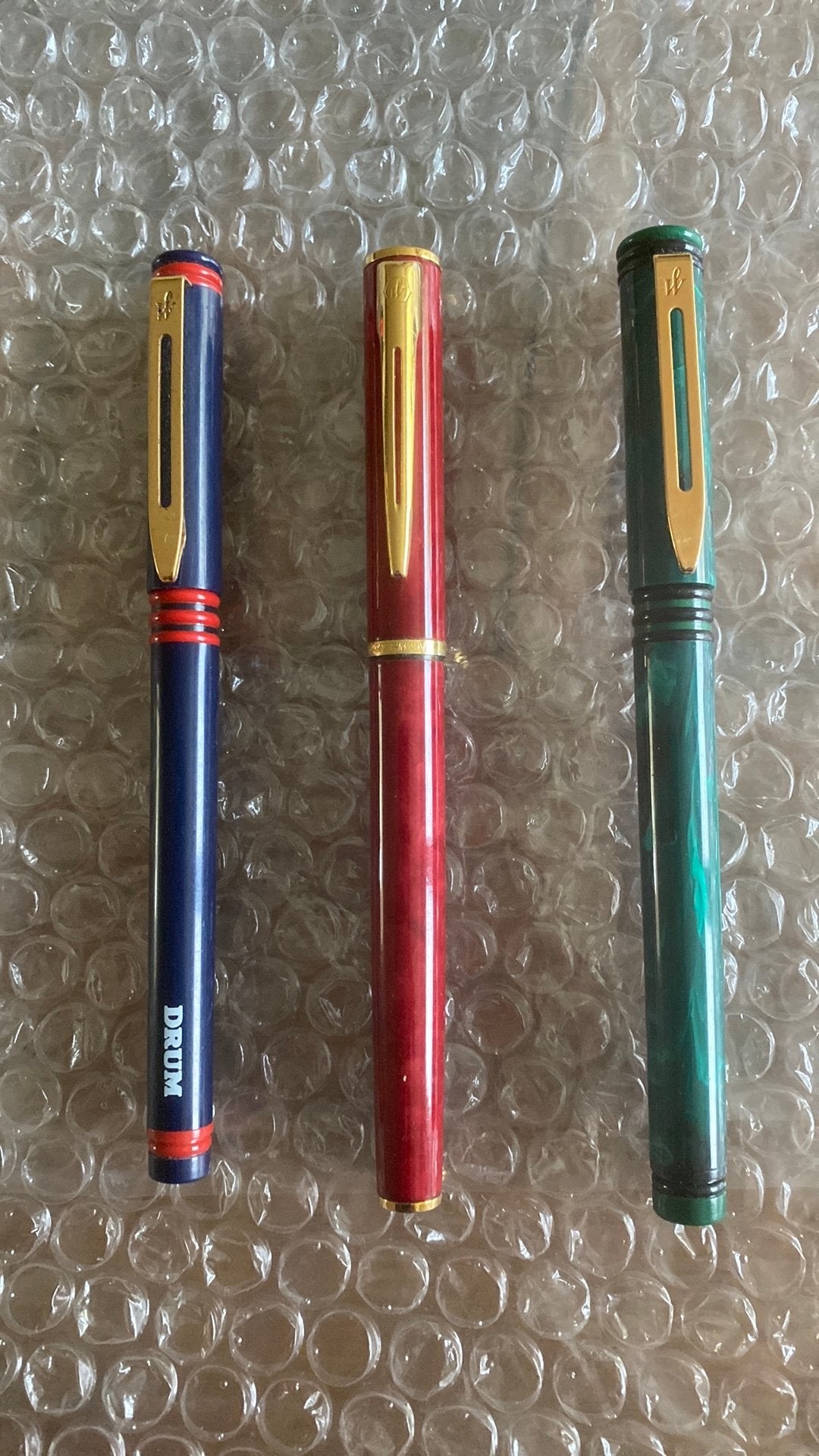 Waterman, 2 vulpennen, 1 balpen, Ophalen of Verzenden, Gebruikt, Vulpen, Waterman