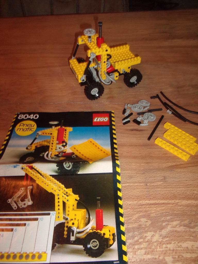 Lego Technic 8040-1 Building Set uit 1984, Gebruikt, Lego, Compleet, Ophalen of Verzenden