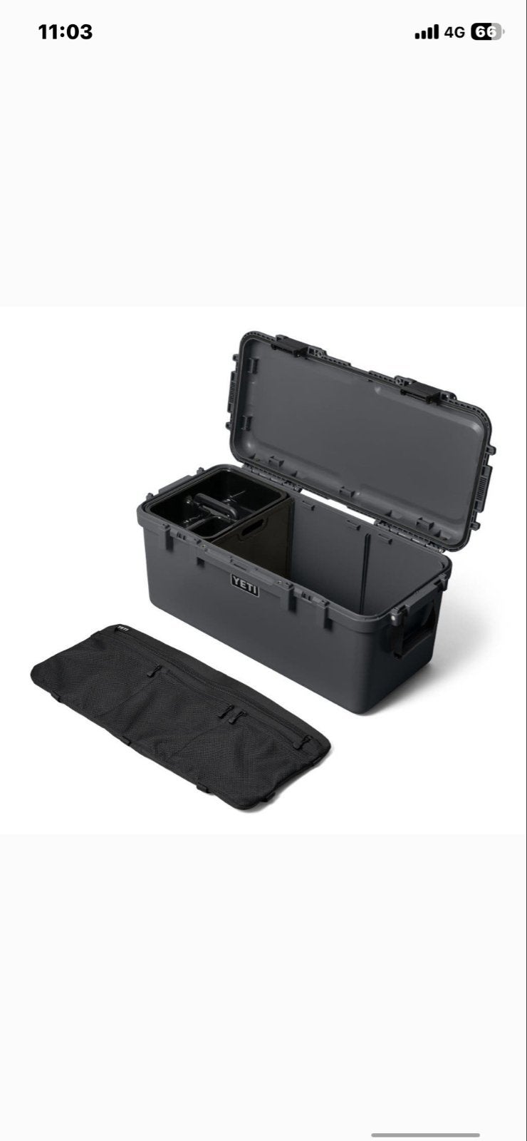 YETI LoadOut GoBox 60 - Robuuste en waterdichte opbergbox, Doe-het-zelf en Verbouw, 40 tot 60 cm, 50 tot 75 cm, Ophalen of Verzenden