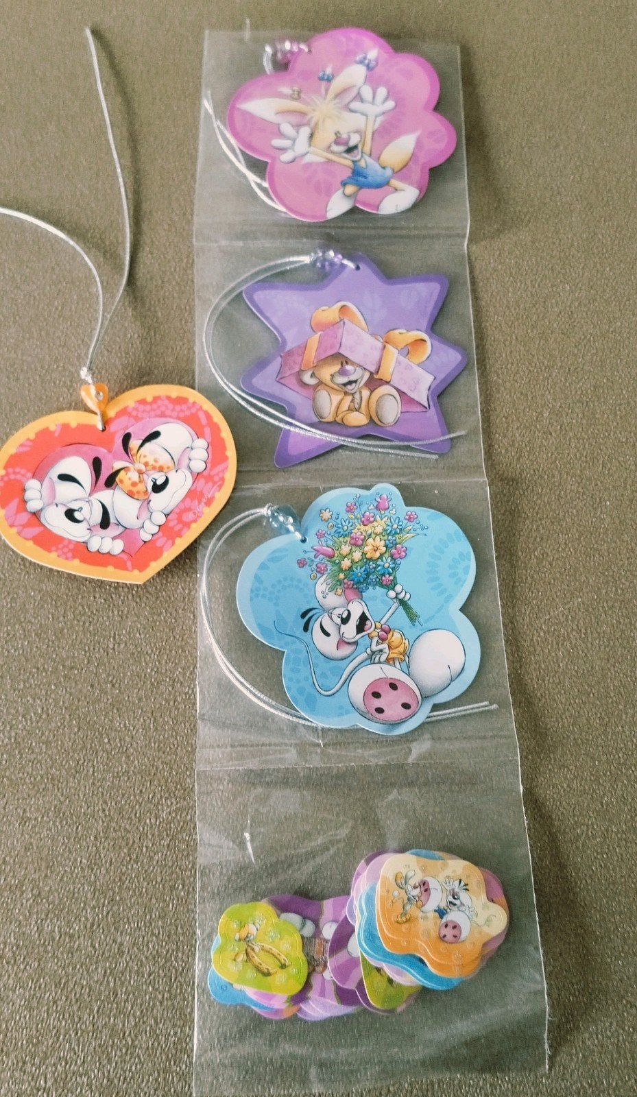Diddl Leuke cadeaulabels/kaartjes en mini stickers, Verzamelen, Diddl, Verzenden, Verschillende figuren, Nieuw, Papier, Kaart of Schrift
