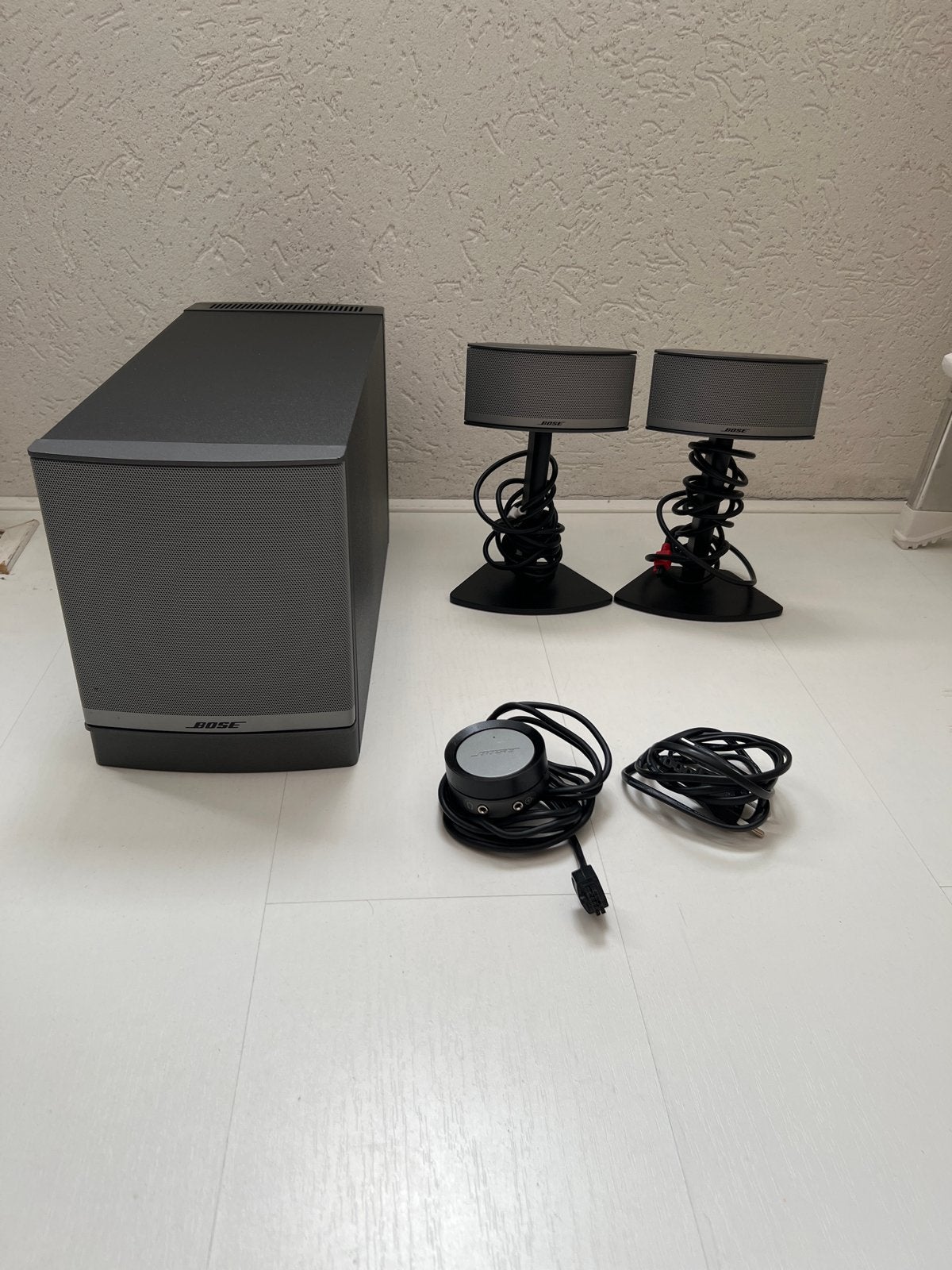 Bose Companion 5 Multimedia Speaker Systeem, Audio, Tv en Foto, Luidsprekers, Ophalen, Inclusief kabels, Speakerset, Zo goed als nieuw