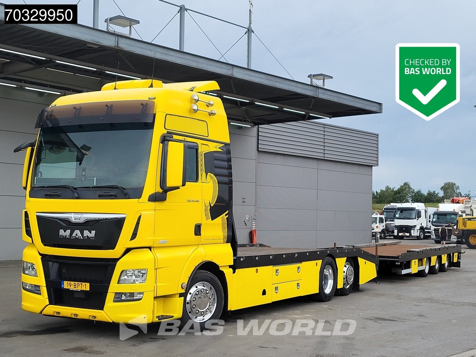 MAN TGX TGX 26.560 6X2 NL-Combi APK transporter Winch Automa, Auto's, Vrachtwagens, Automaat, Euro 6, MAN, Bedrijf