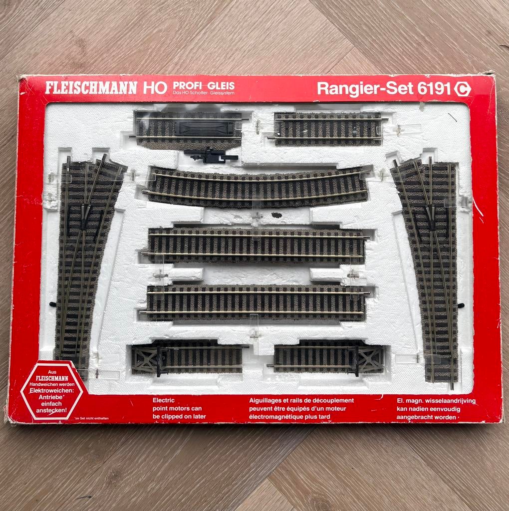 Fleischmann H0 Rangeer Set 6191 profi gleis, Hobby en Vrije tijd, Ophalen, Gebruikt, Gelijkstroom, Fleischmann