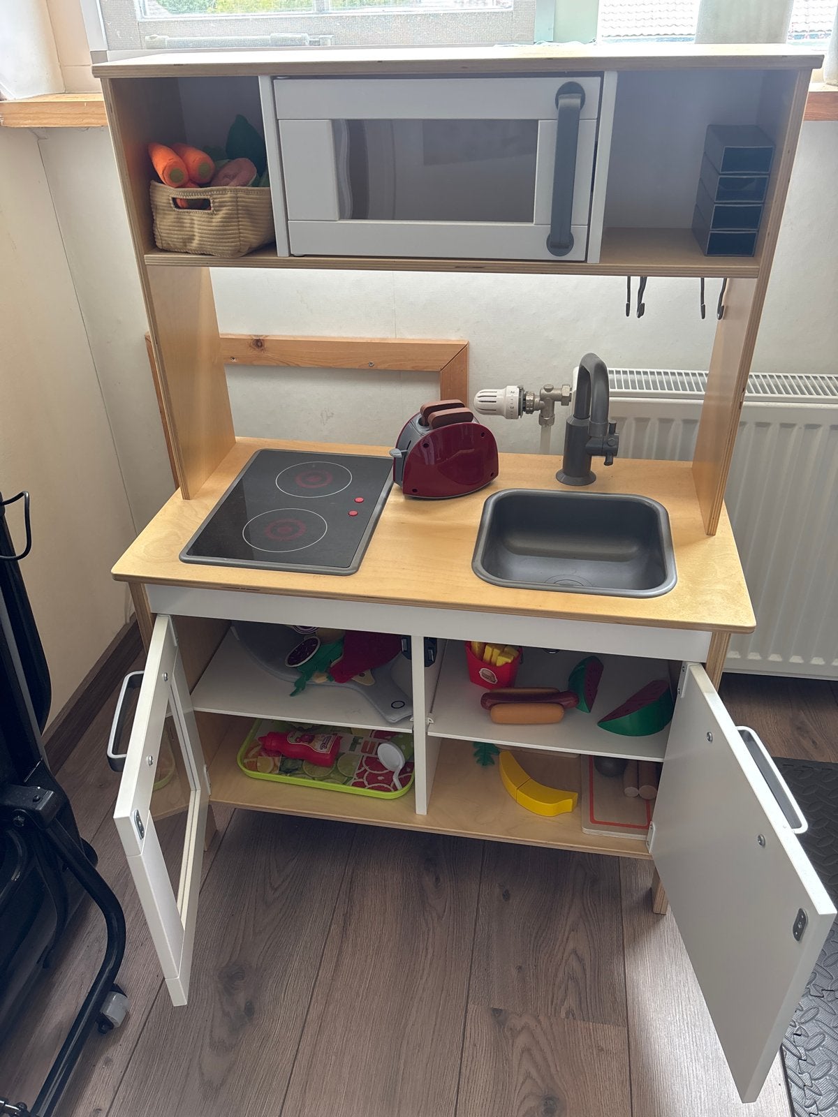 IKEA Speelkeuken met veel accessoires, Ophalen, Zo goed als nieuw, Hout, Speelkeuken