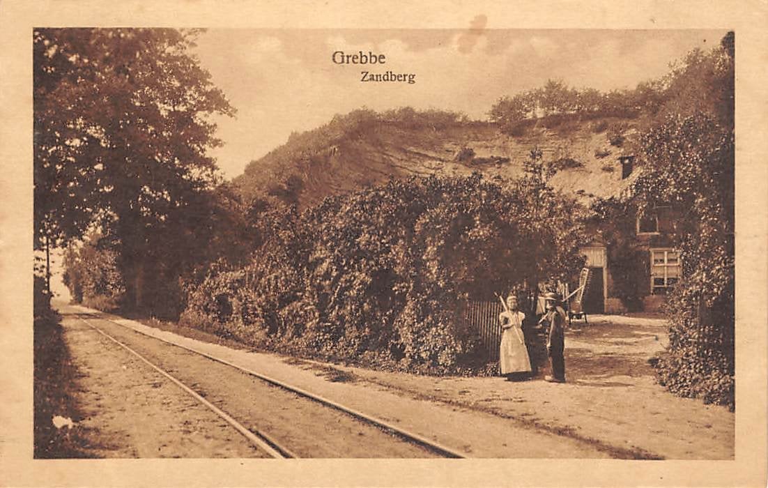 Grebbe Zandberg Tramlijn Rhenen Utrecht, Verzenden, Voor 1920, Ongelopen, Utrecht