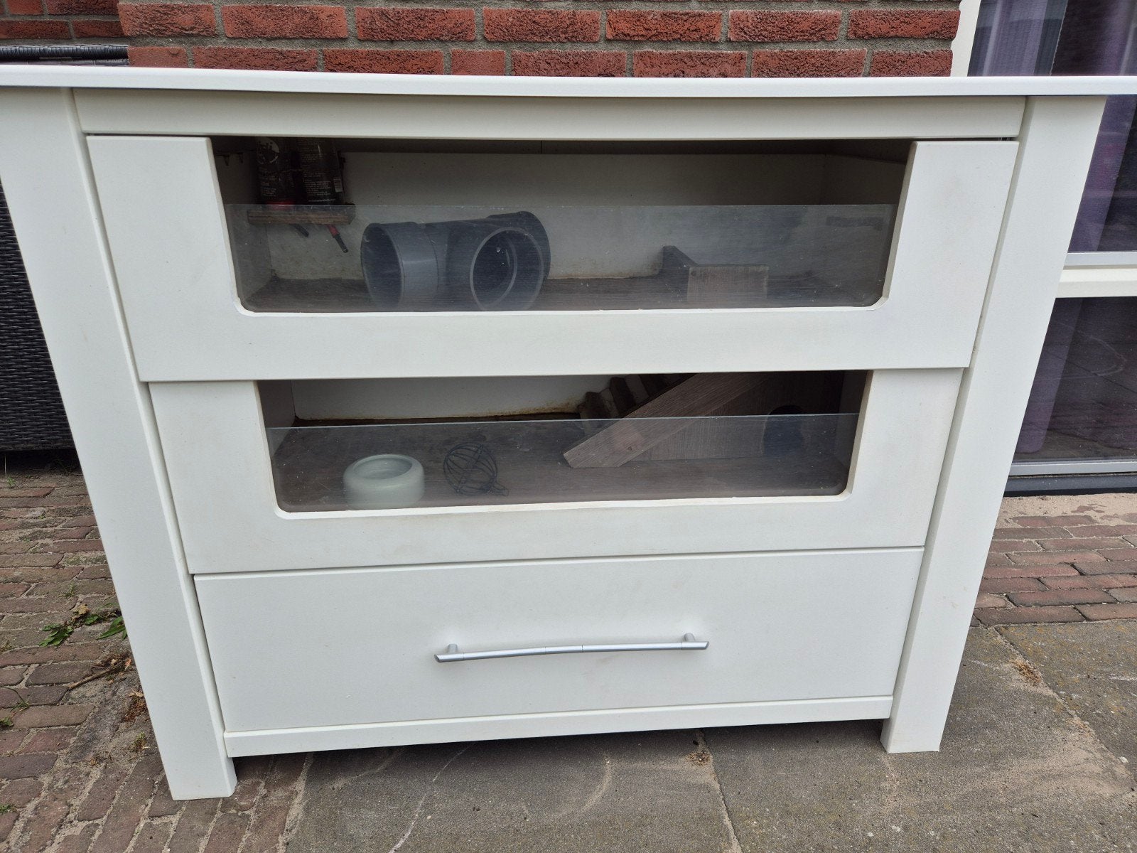 Cavia kast / hok 2 laags met attributen, Ophalen, Kooi, 90 cm of meer, Cavia