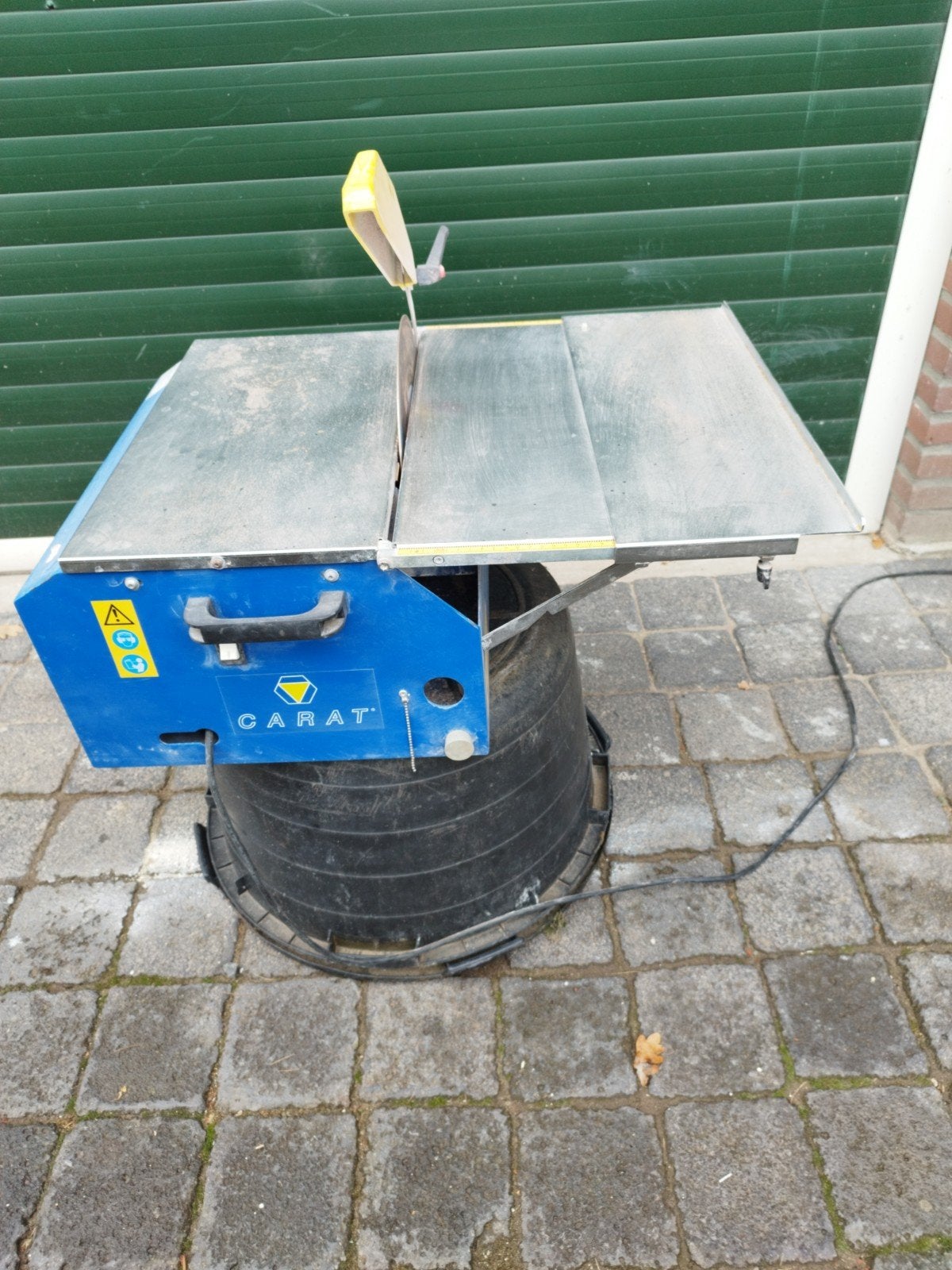 Carat tegelzaagmachine - Gebruikt, Doe-het-zelf en Verbouw, Ophalen, Gebruikt, 70 mm of meer, Overige typen