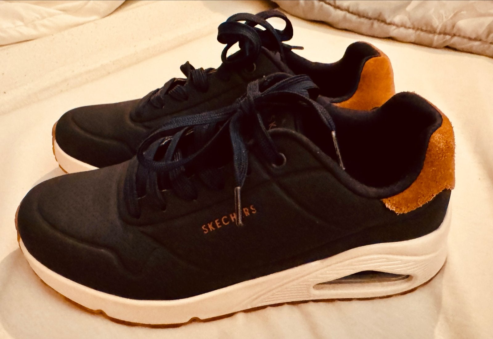 Skechers Air-Cooled Memory Foam sneakers maat 40, Blauw, Ophalen of Verzenden, Sneakers of Gympen, Zo goed als nieuw