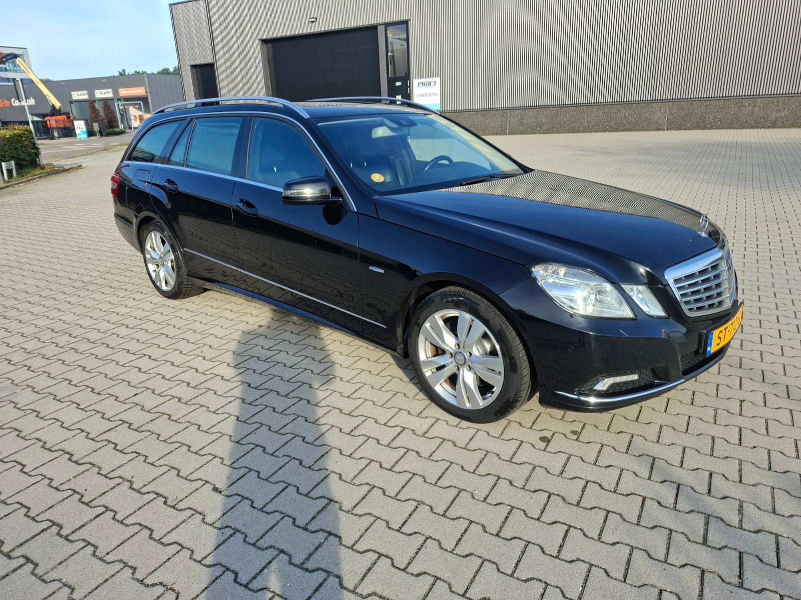 Mercedes-Benz E-Klasse 3.0 CDI E350 Estate AUT 2010 Zwart, Auto's, Automaat, Achterwielaandrijving, Zwart, Stationwagon