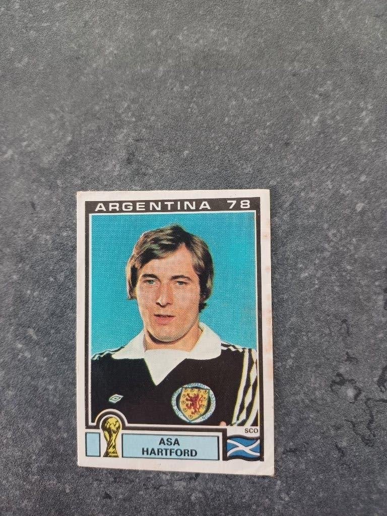 Panini 78 Asa Hartford, Ophalen of Verzenden, Zo goed als nieuw, Buitenlandse clubs, Poster, Plaatje of Sticker
