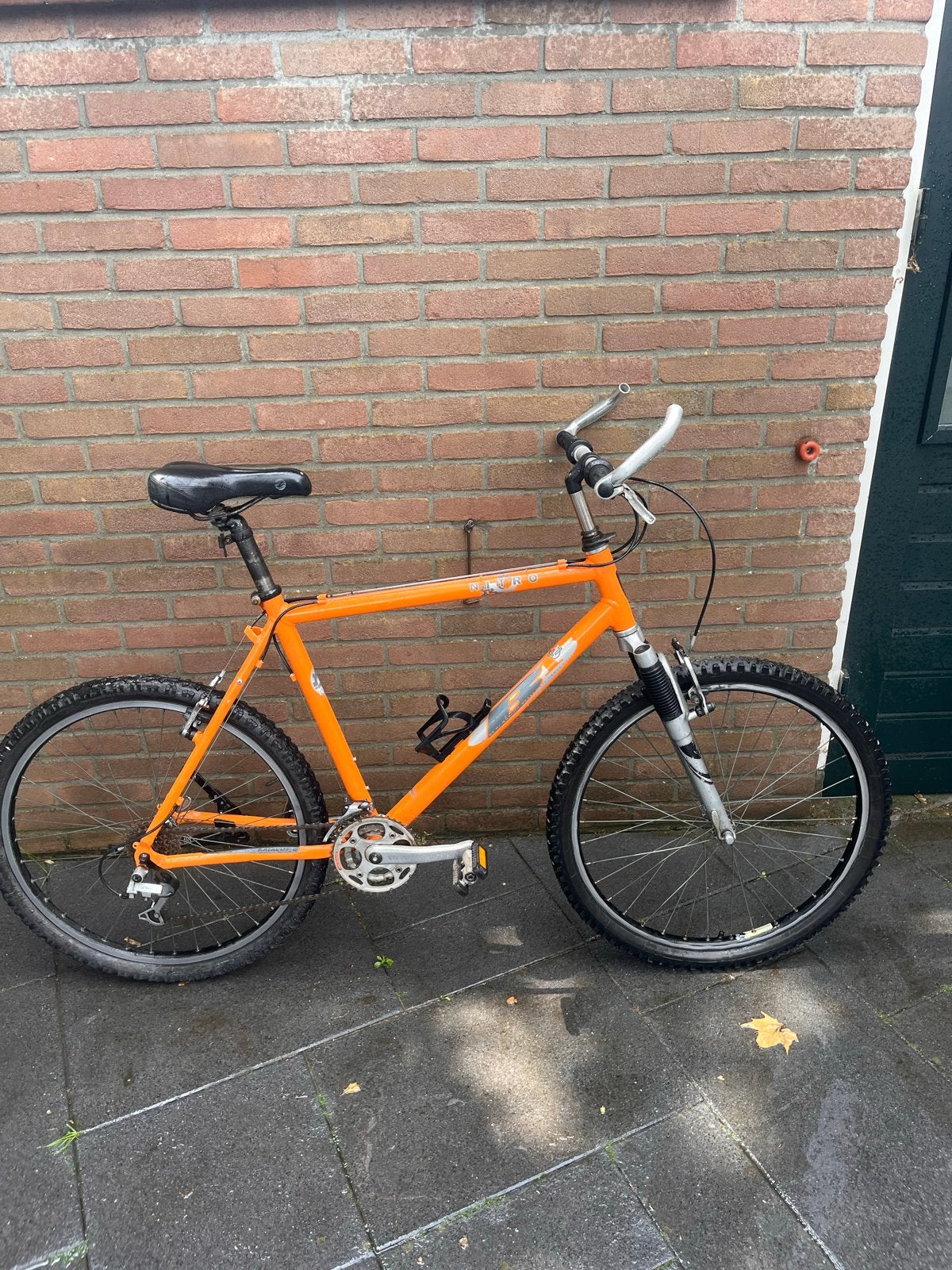 Oranje mountainbike met Shimano versnellingen, Fietsen en Brommers, Fietsen | Mountainbikes en ATB, Gebruikt, Hardtail, 53 tot 57 cm