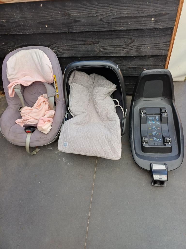 Set maxi cosi en auto stoel, Ophalen, Gebruikt, Isofix, 0 t/m 13 kg