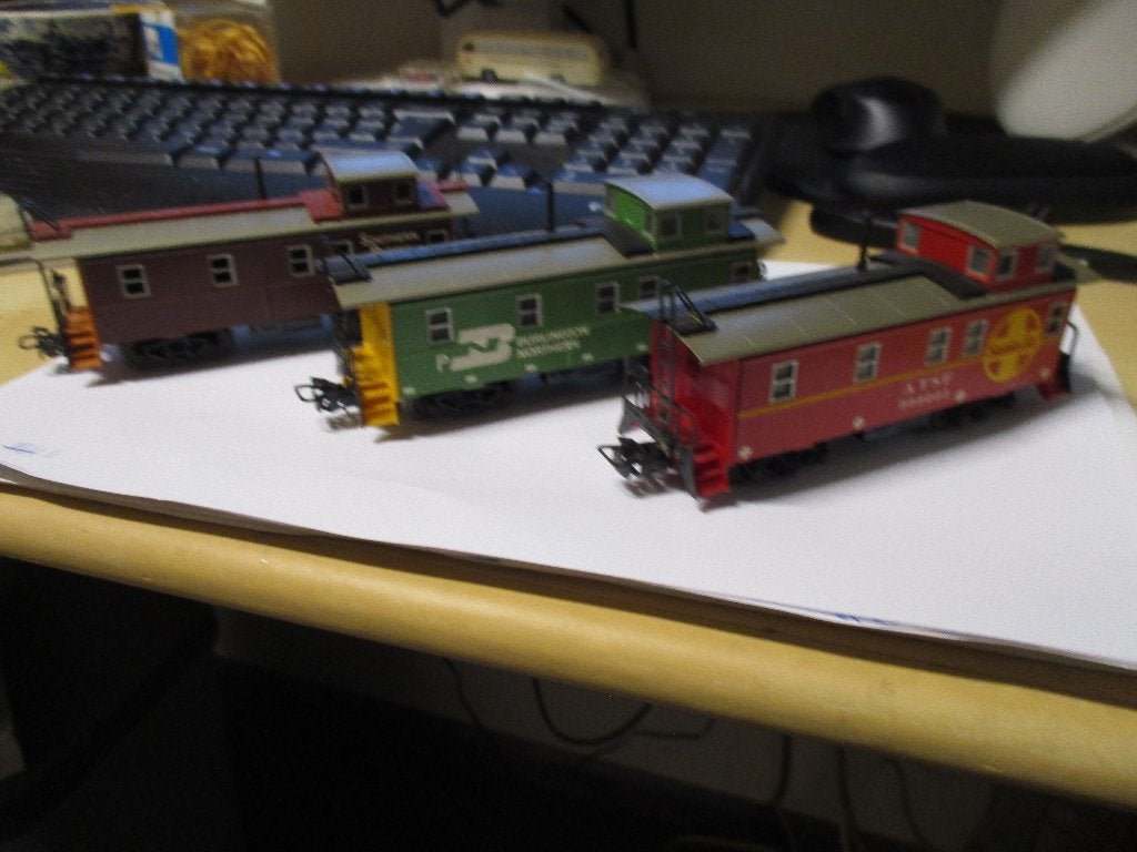 Marklin 3 USA Caboose wagens, Hobby en Vrije tijd, NVT, Wisselstroom, Gebruikt, Wagon