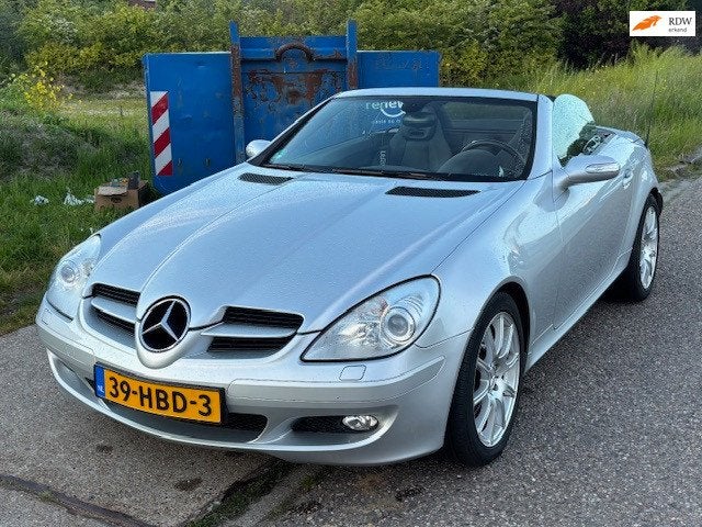 Mercedes-Benz SLK-klasse 280 Automaat ECC Audio-CD/Navi Lede, Auto's, Achterwielaandrijving, Gebruikt, Zwart, Cabriolet
