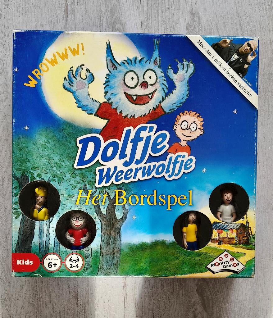 Dolfje Weerwolfje bordspel, Hobby en Vrije tijd, Gezelschapsspellen | Bordspellen, Een of twee spelers, Ophalen of Verzenden, Zo goed als nieuw