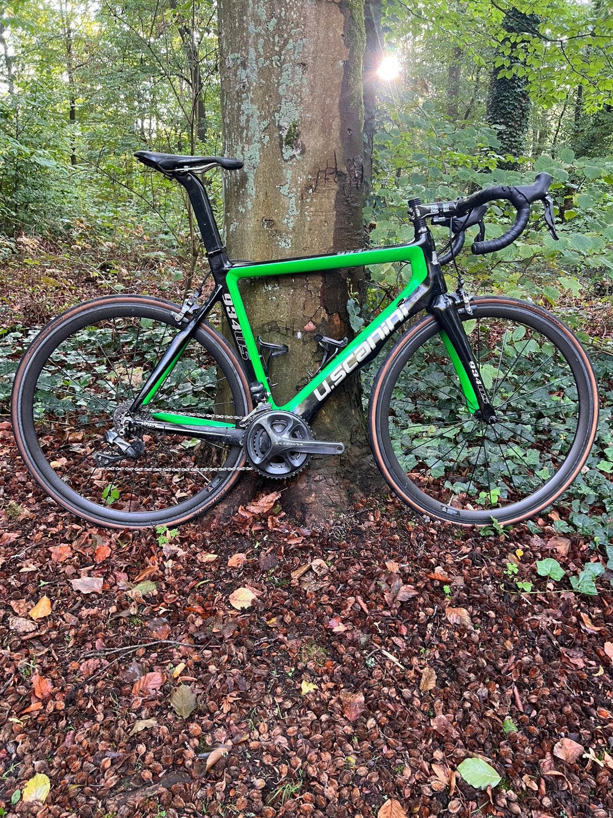 Prachtige U.Scanini Carbon, DI2 Ultegra, Carbon Wielen, Overige merken, Carbon, Ophalen of Verzenden, Meer dan 20 versnellingen
