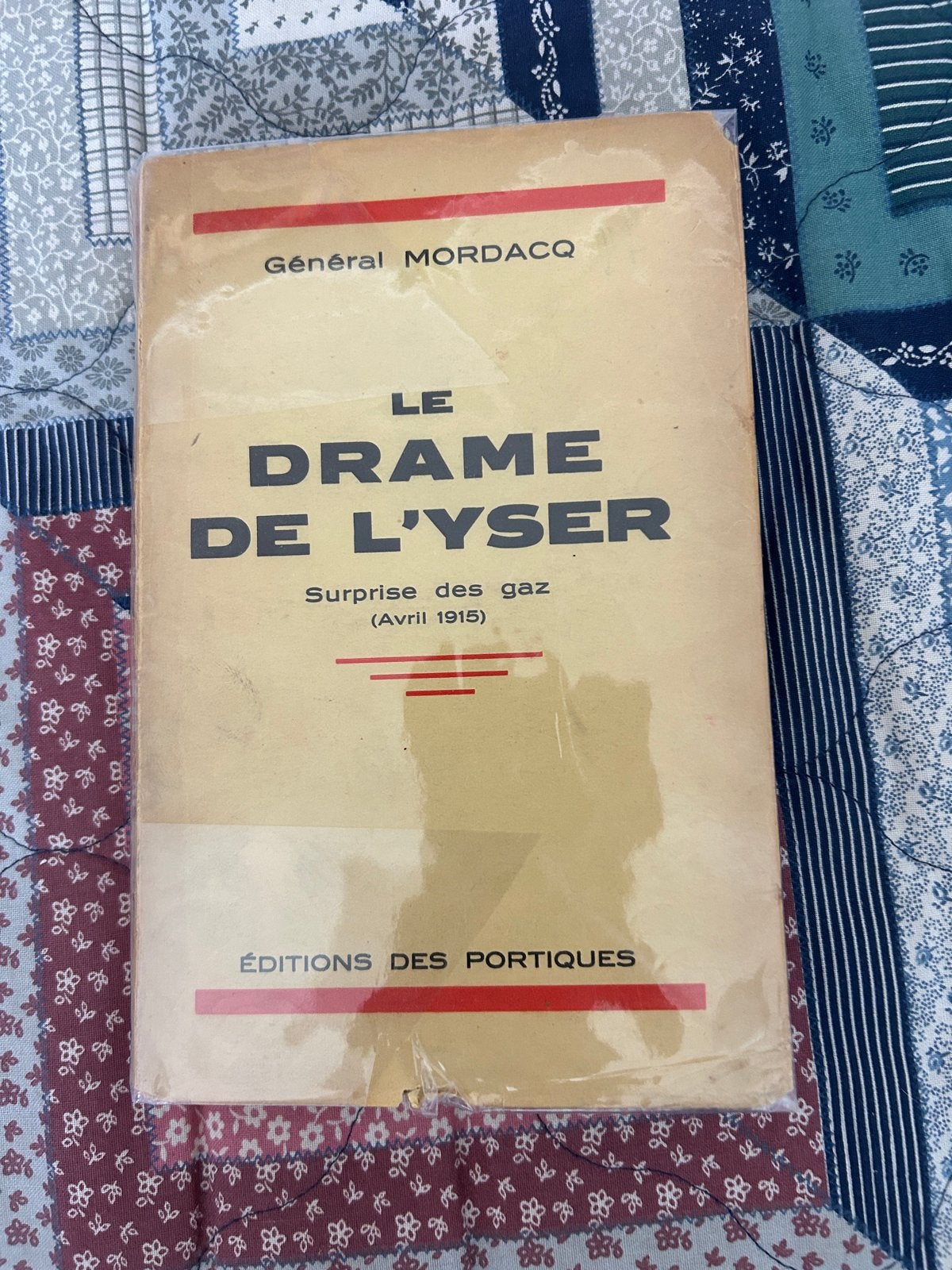 Le Drame de l'Yser - Generaal Mordacq (1915), Ophalen of Verzenden, Tweede Wereldoorlog, Gelezen, Algemeen