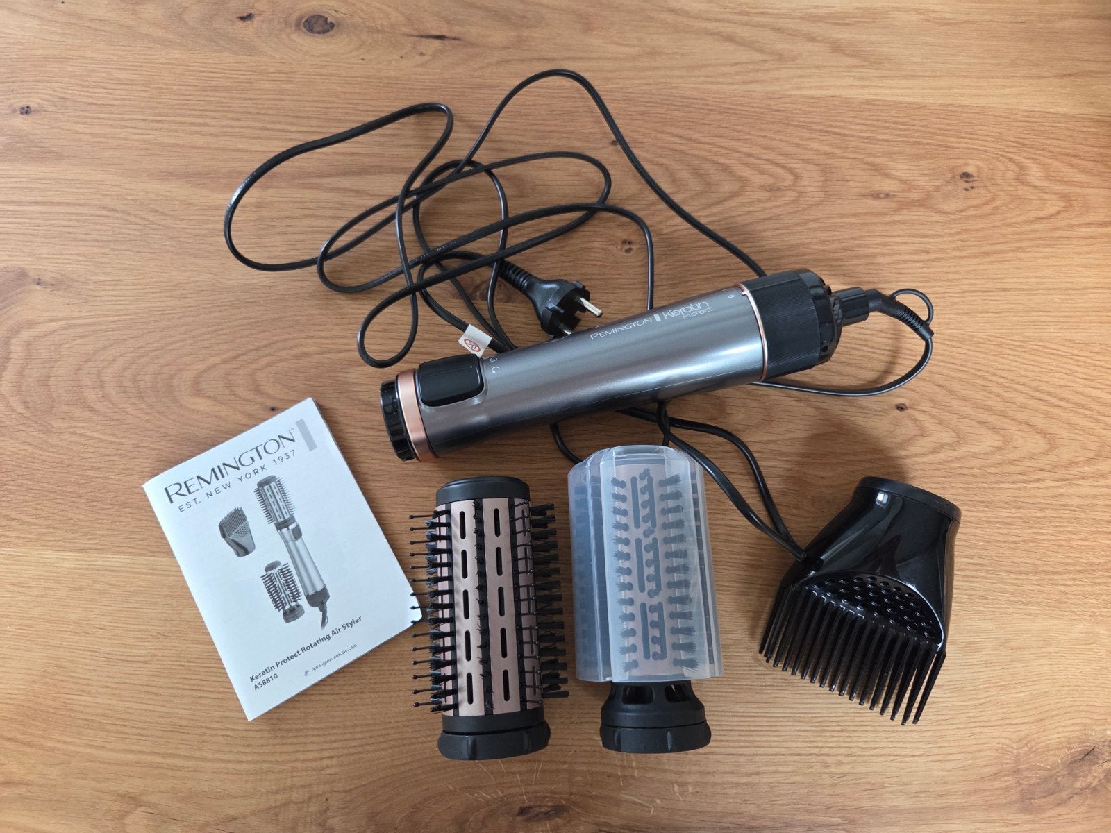 Remington Keratin Protect föhnborstel, Ophalen of Verzenden, Zo goed als nieuw, Föhn of Haardroger