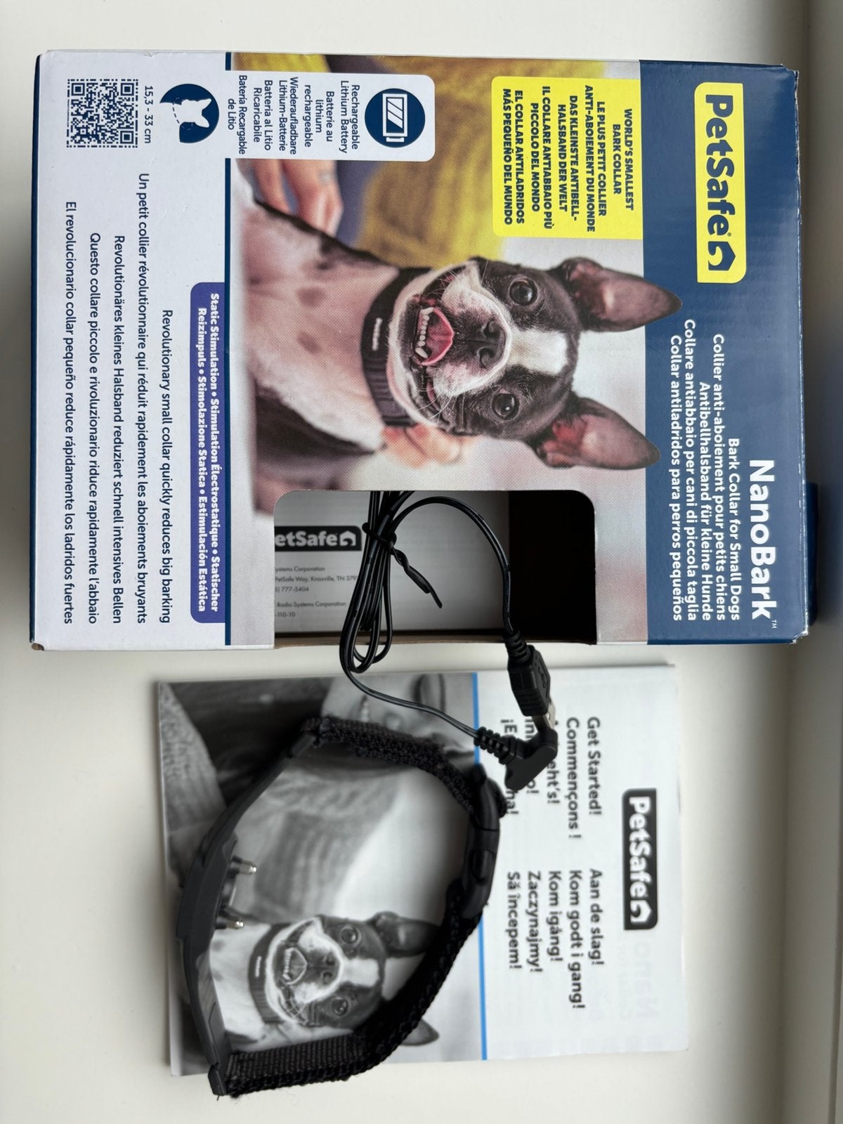 PetSafe NanoBark anti-blaf kleine hond, Dieren en Toebehoren, Ophalen of Verzenden, Zo goed als nieuw