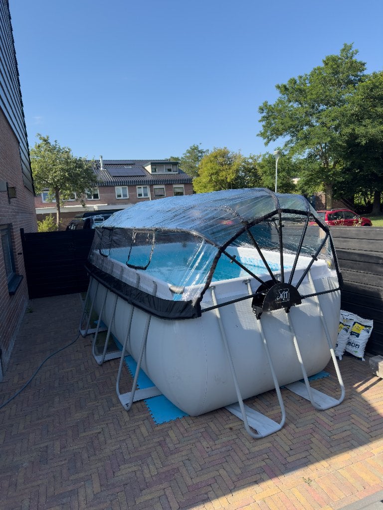 ***SALE*** Zwembad 400x200x122 ***COMPLEET***, Gebruikt, 200 tot 300 cm, Rechthoekig, Ophalen