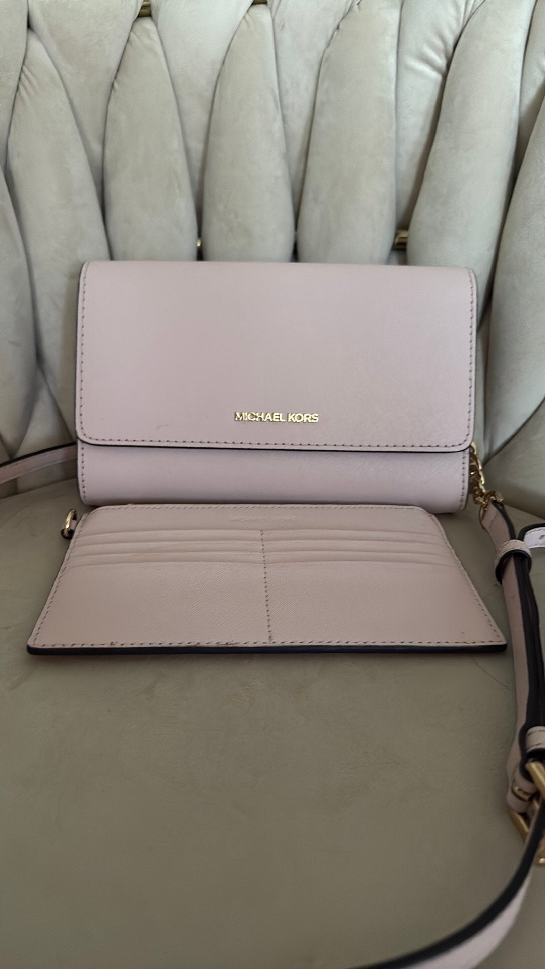 Micheal kors poeder roze, Ophalen of Verzenden, Zo goed als nieuw, Roze