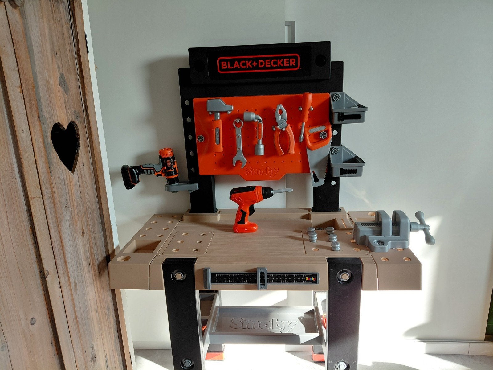 werkbank Smoby, Ophalen
