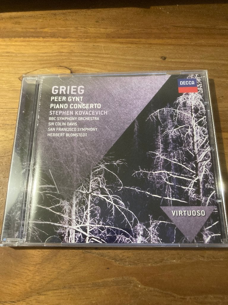 Grieg - Peer Gynt / Piano Concerto (DECCA / Stephen Kovacevi, Verzenden, Classicisme, Zo goed als nieuw, Orkest of Ballet