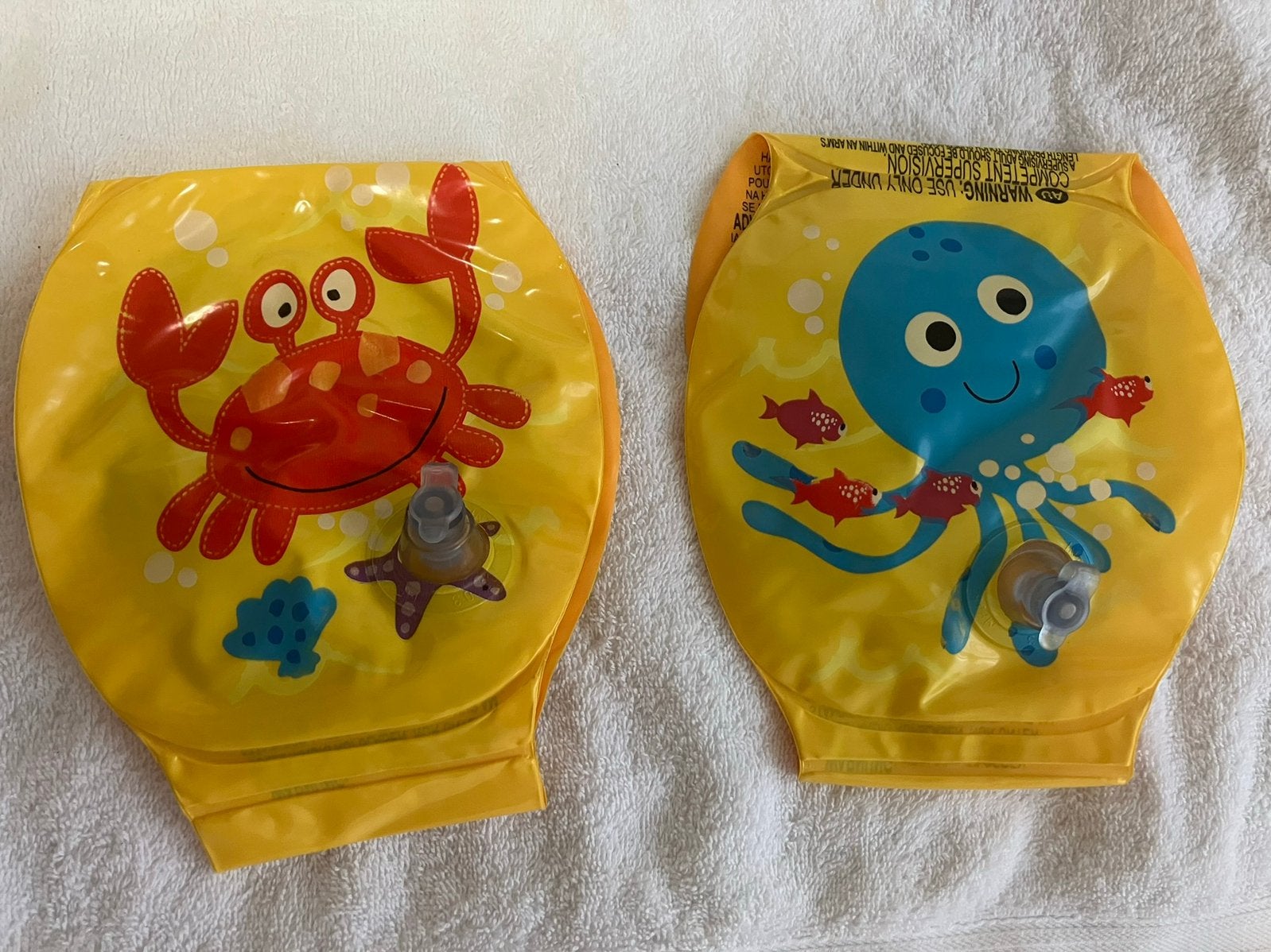 Zwembandjes voor kinderen krab en octopus 1-3 jaar, Ophalen of Verzenden, One size, Jongen of Meisje, Zwem-accessoire