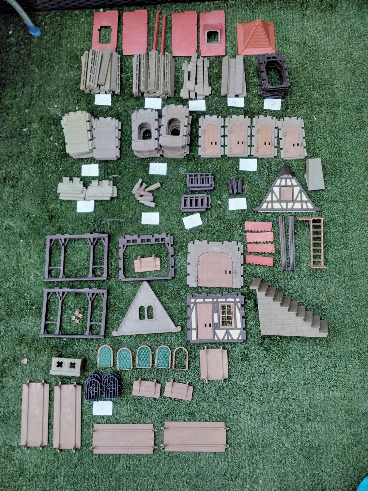 playmobil  vintage onderdelen kasteel 3450, Gebruikt, Losse onderdelen, Kasteel/Fort, Historisch
