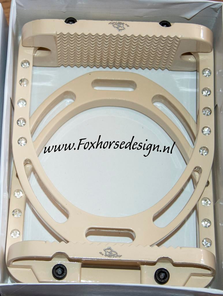 Sale! Licht gewicht Stijgbeugels beige, Dieren en Toebehoren, Paarden en Pony's | Hoofdstellen en Tuigage, Ophalen of Verzenden