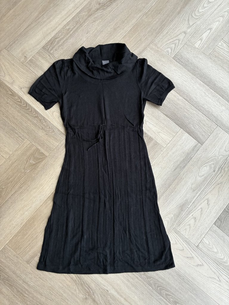 Esprit jurk met col maat 36 (s), Kleding | Dames, Zwart, Ophalen of Verzenden, Zo goed als nieuw, Maat 36 (S)