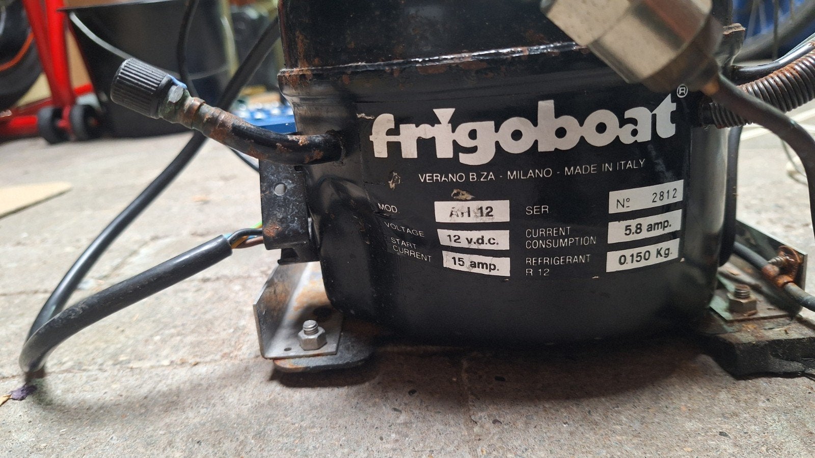 Frigoboat koel-unit voor boot of camper, Ophalen of Verzenden, Gebruikt, Motor en Techniek, Zeilboot of Motorboot