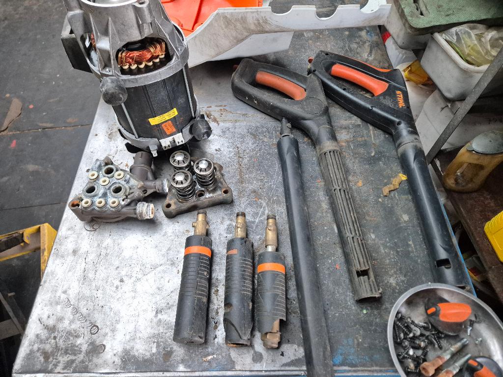 Stihl RE 140 PLUS hogedrukreiniger in onderdelen!!, Ophalen, Gebruikt