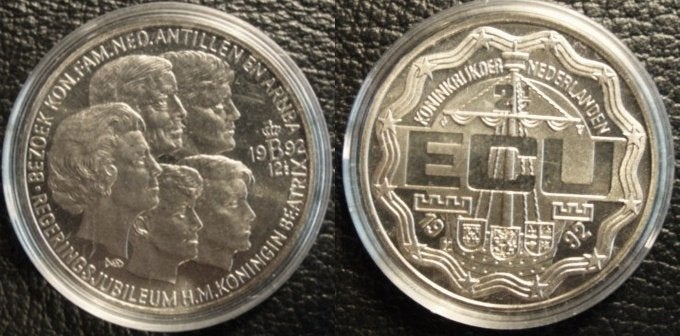 2,5 ecu Koninklijke Familie 1992, Verzenden, Overige materialen, Nederland