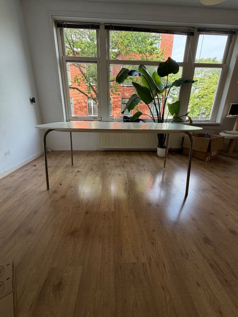 Deens ovale tafel, Huis en Inrichting, Tafels | Eettafels, Zo goed als nieuw, 100 tot 150 cm, 150 tot 200 cm, Vijf personen of meer