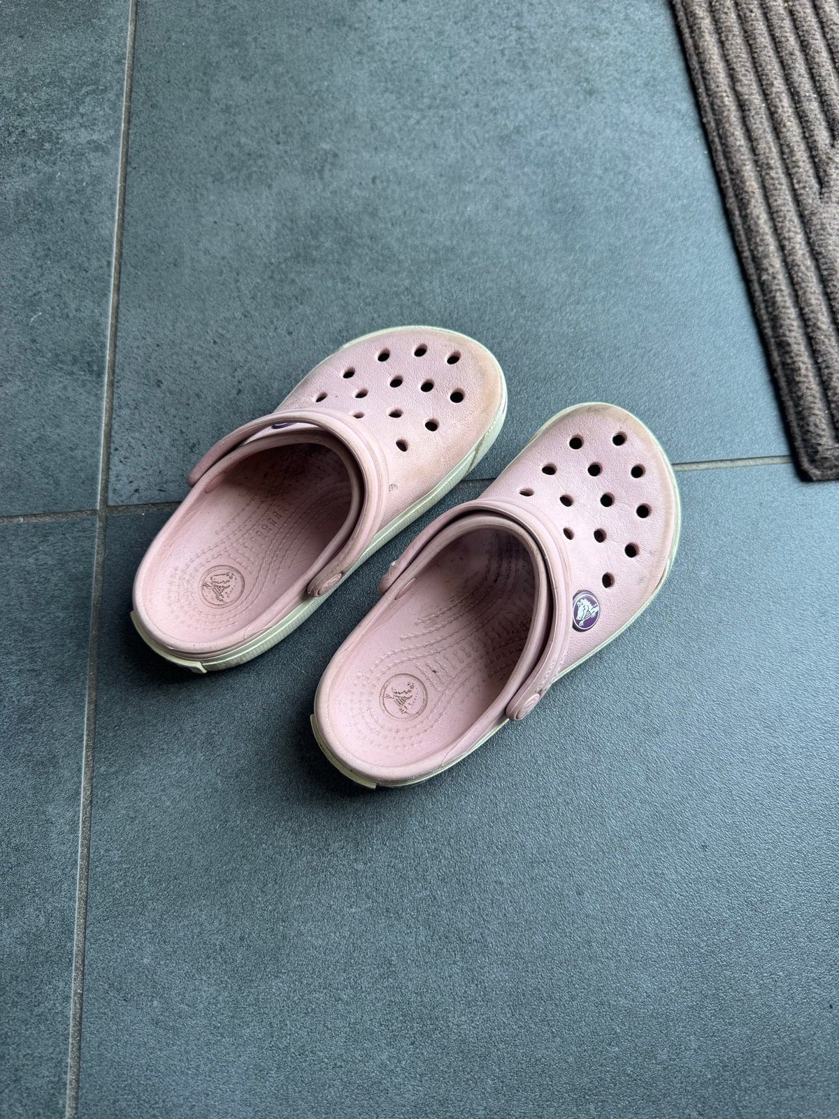 Roze Crocs Maat C10 (27/28), Ophalen of Verzenden, Gebruikt, Jongen of Meisje