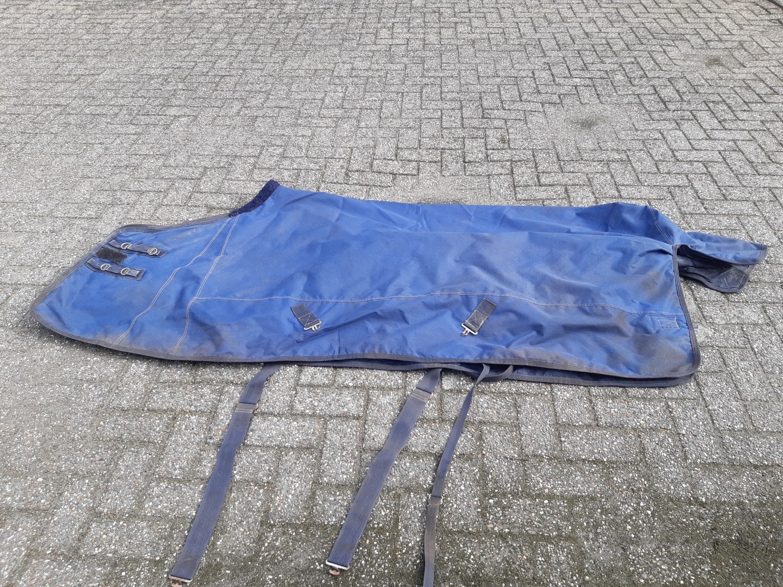 winterdeken 200gram maat 205, Ophalen, Gebruikt, Dubbele borstsluiting, Overige maten