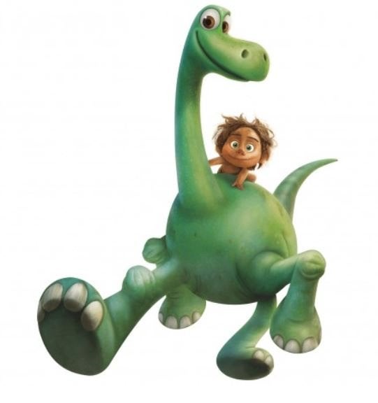 The Good Dinosaur muurstickers XL, dinosaurus 65 x 90 cm, Ophalen of Verzenden, Nieuw
