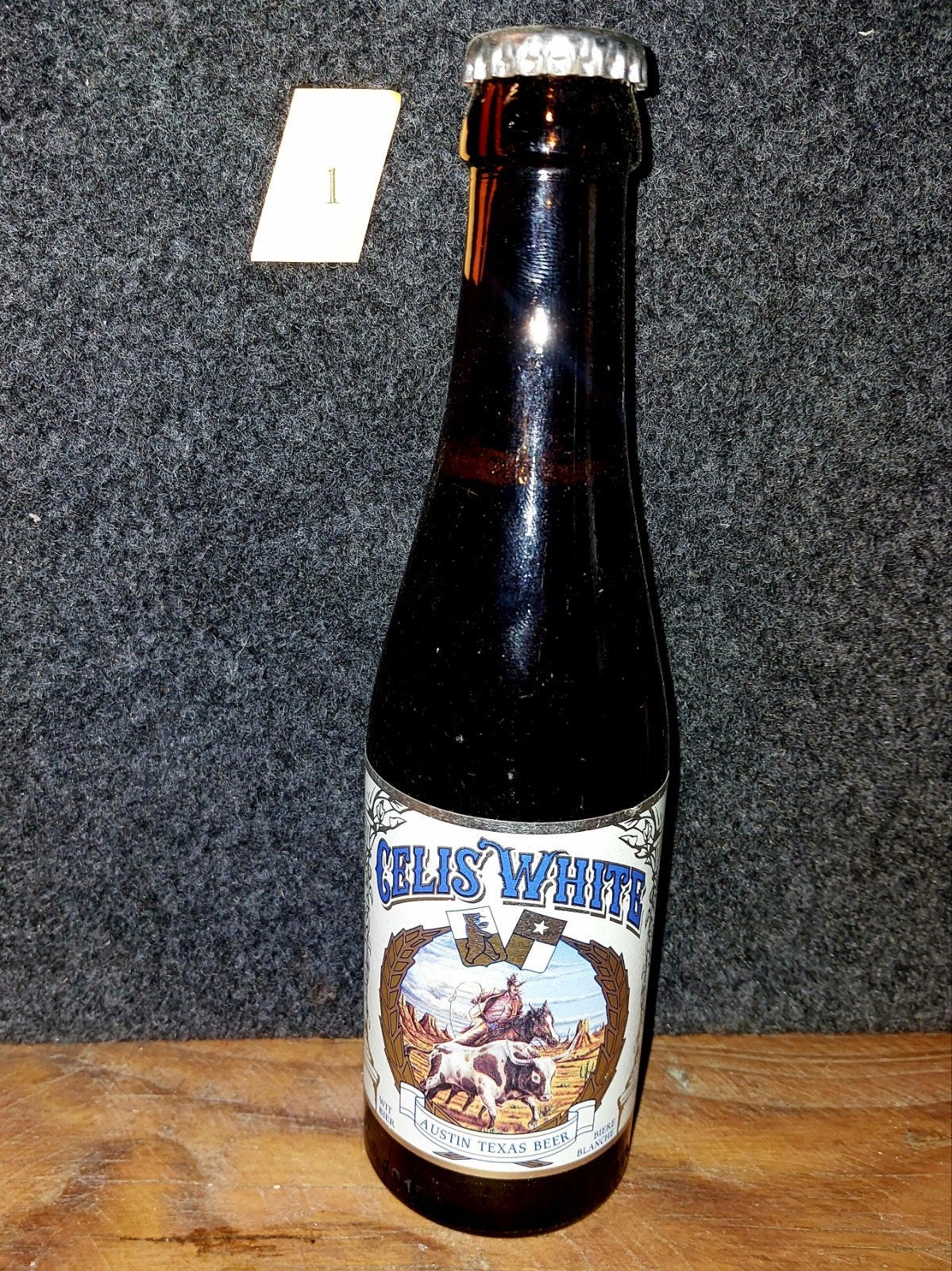 Celis White bierflesje - Austin Texas Beer, Ophalen of Verzenden