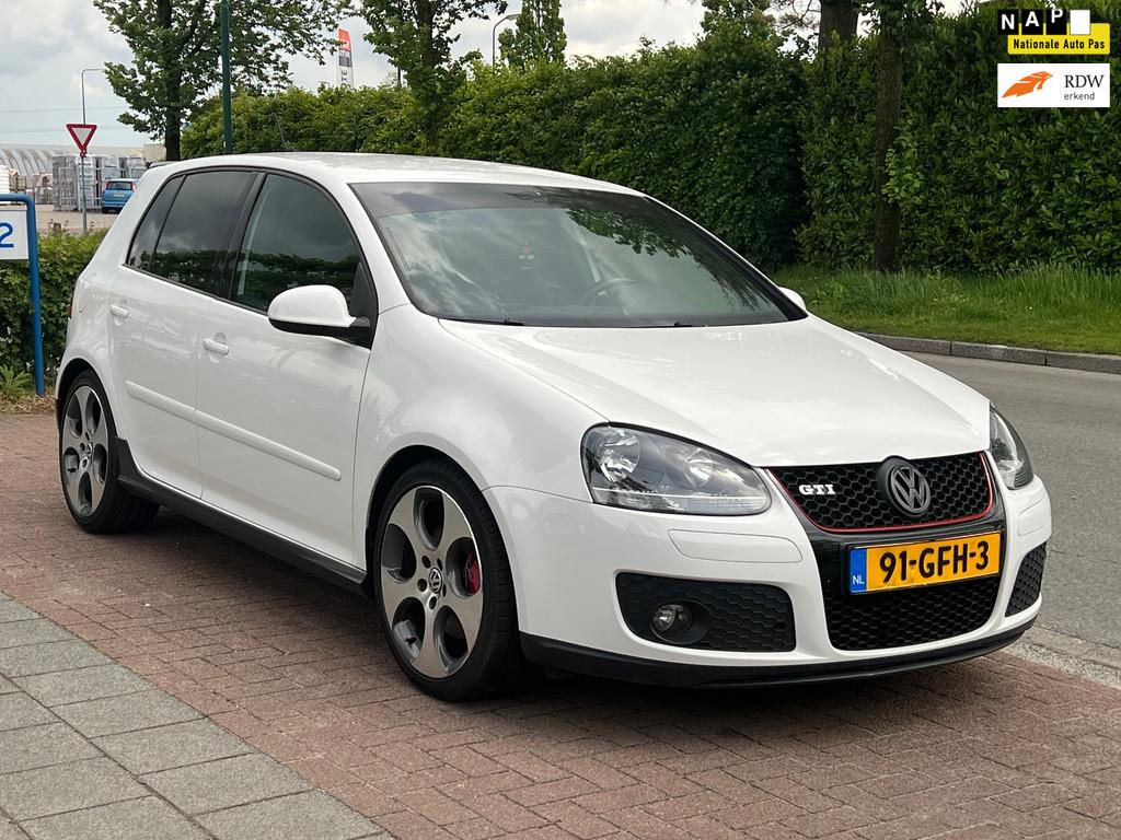 Volkswagen Golf 2.0 TFSI GTI 200PK *APK 12-2026, Gebruikt, 4 cilinders, Wit, Origineel Nederlands