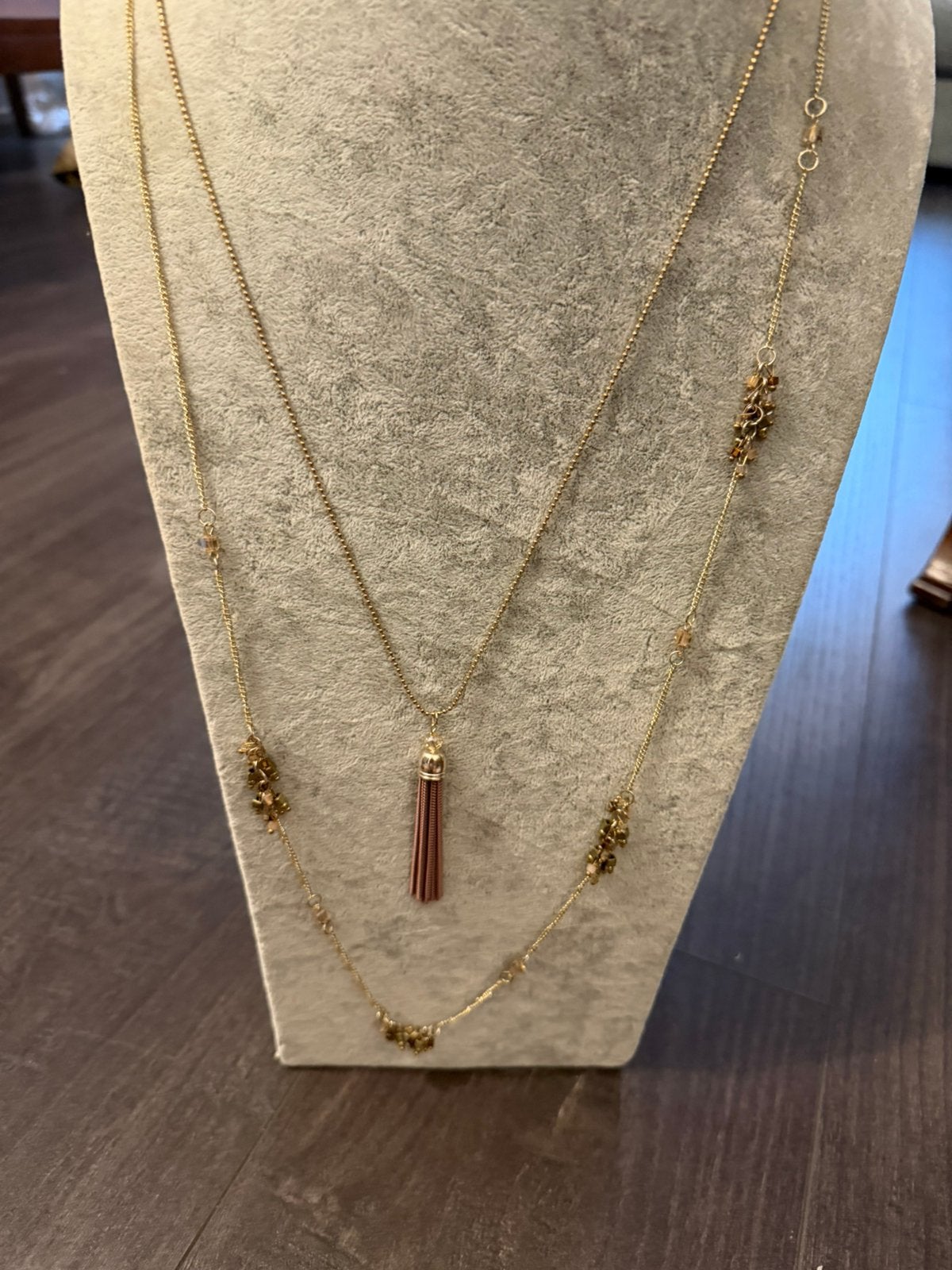Partij 6 stuks lange kettingen 9/5, Sieraden, Tassen en Uiterlijk, Verzenden, Nieuw, Overige kleuren, Overige materialen