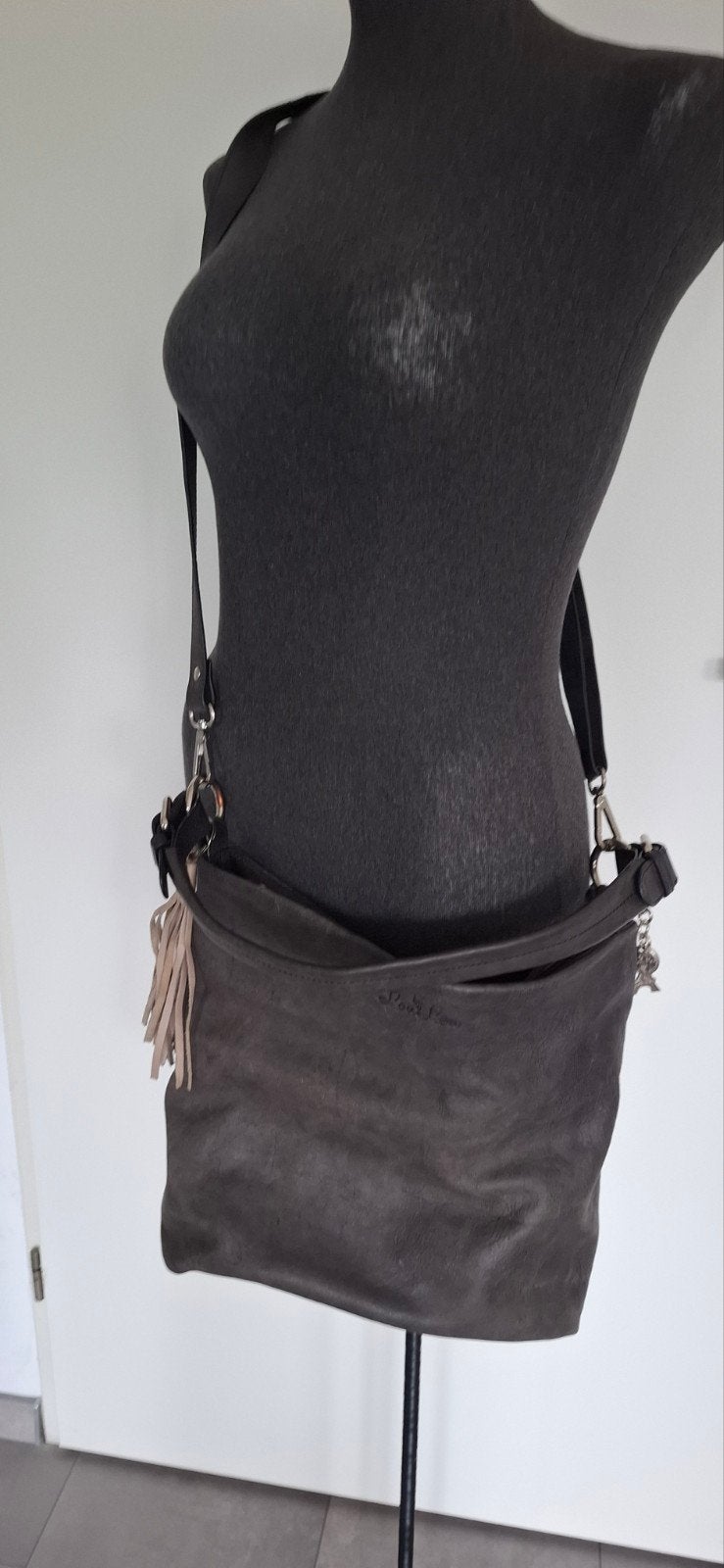 By Lou Lou tas leren tas en portemonnee bruin leer, Overige merken, Gebruikt, Bruin, Ophalen of Verzenden