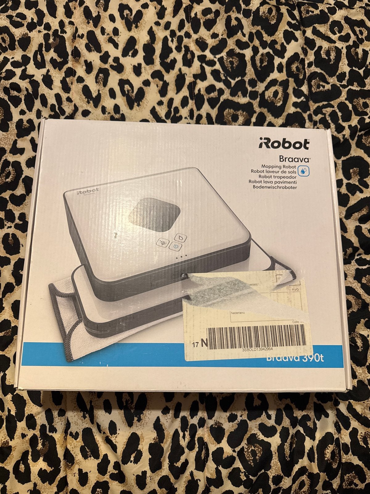 iRobot Braava 390t Dweilrobot, Witgoed en Apparatuur, Stofzuigers, IRobot, Nieuw, Dweilfunctie, Ophalen of Verzenden