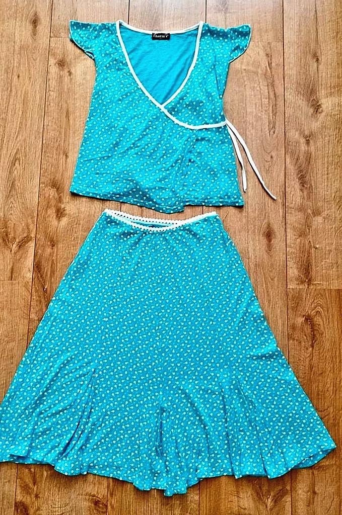 Prachtig gebloemd setje in Aqua kleur! (NIEUW!), Kleding | Dames, Blauw, Nieuw, Ophalen of Verzenden, Maat 36 (S)
