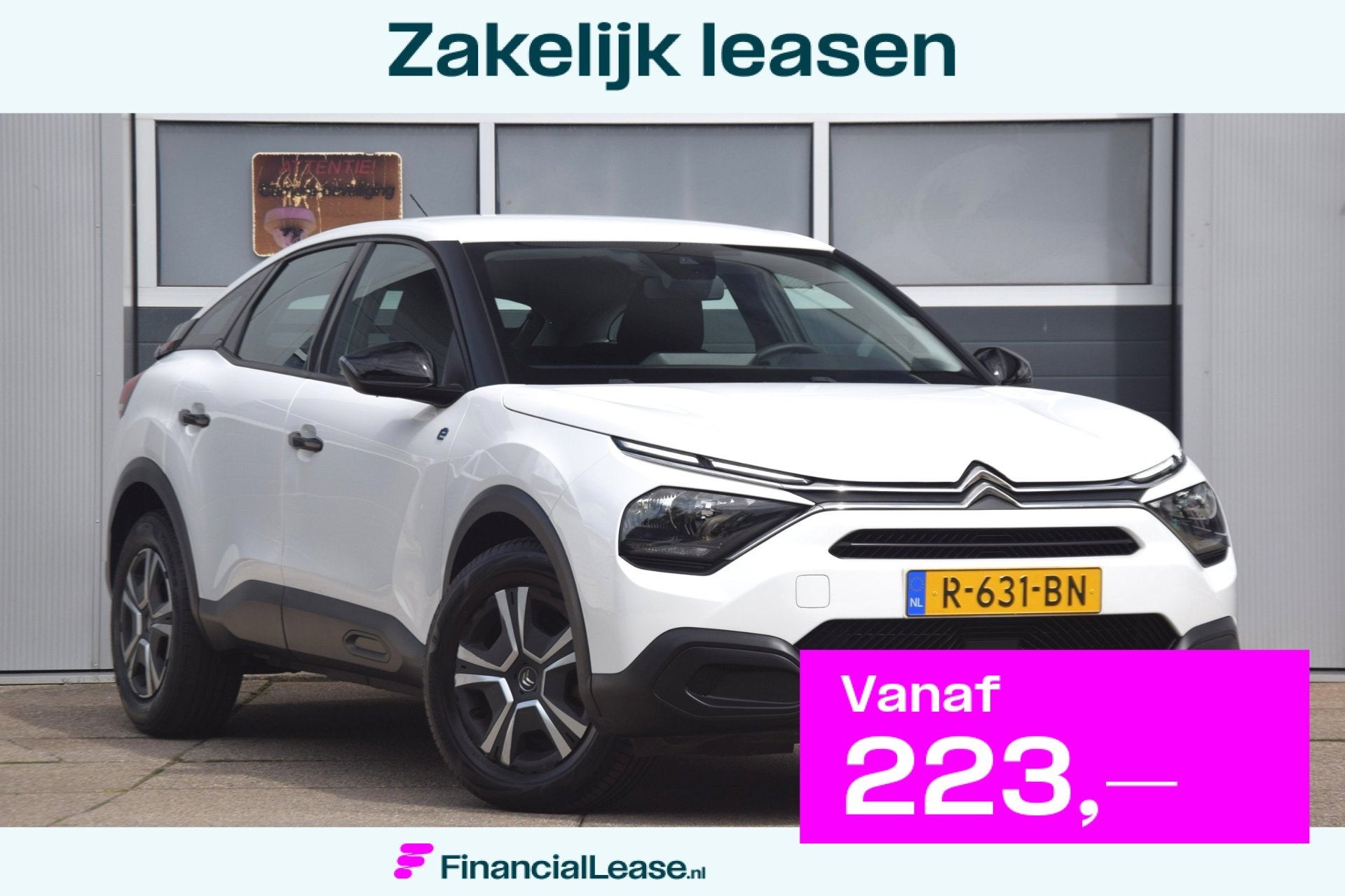 Citroen Ë-C4 Live 50 kWh, Gebruikt, Wit, Grijs, Onderhoudsboekje